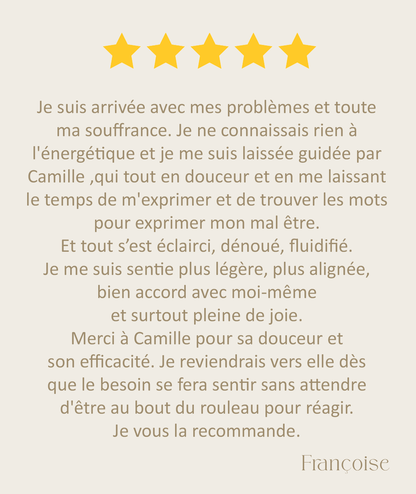 Témoignages-Francoise
